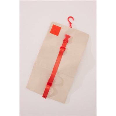Neceser mediano nylon azul  beige