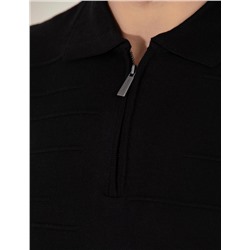 Siyah Slim Fit Kazak
