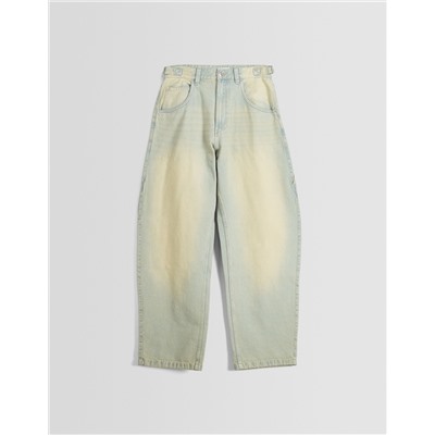 Balloon-fit carpenter jeans