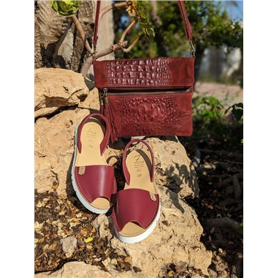 AB.Zapatos · 3202 · Granate+AB.Z · Pelle · 22-07 COCO (280) BURDEOS АКЦИЯ