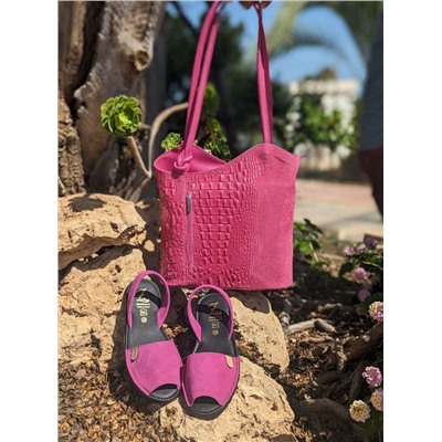 Ab. Zapatos 3106-8 magenta+PELLE MOCHILA COCO MAGENTA АКЦИЯ