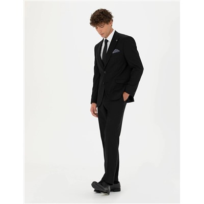 Siyah Slim Fit Takım Elbise