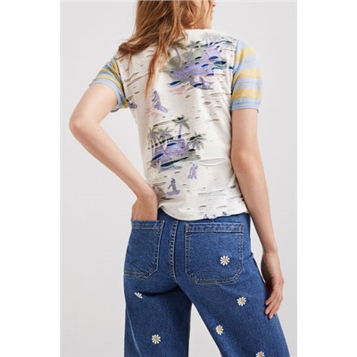 Camiseta texturas