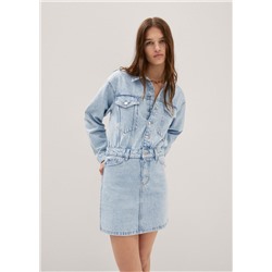 Vestido vaquero bolsillos -  Mujer | MANGO OUTLET España