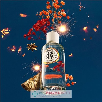 Roger & Gallet - Coffret Noël Bienfaisant Bois d'Orange (Eau Parfumée 100ml + Galets de Bain 3x25g + Savon 50g)