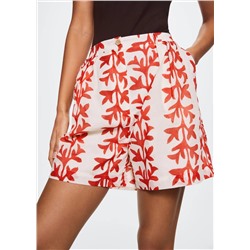 Short algodón estampado -  Mujer | MANGO OUTLET Melilla