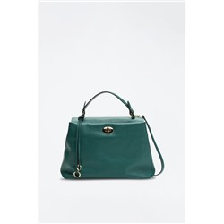 Bolso de piel Dana Verde