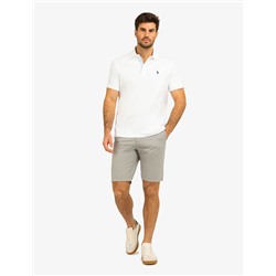 SOLID INTERLOCK POLO SHIRT WITH WOVEN TRIM