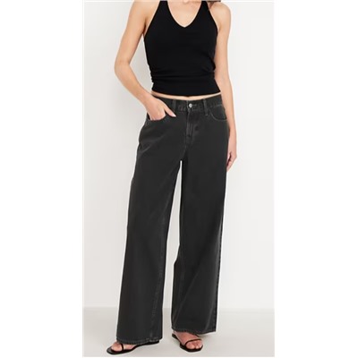 Mid-Rise Wow Baggy Wide-Leg Jeans