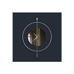 estetik İSKANDİNAV METAL AYNALI DUVAR SAATİ MGA40