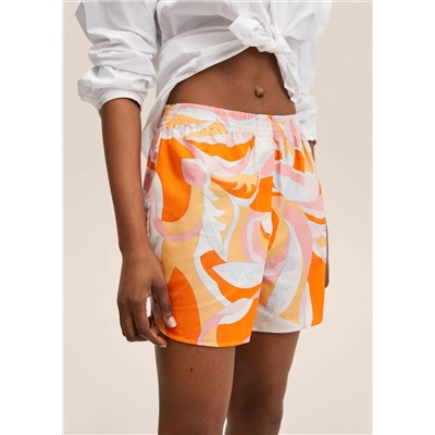 Short algodón estampado -  Mujer | MANGO OUTLET Melilla