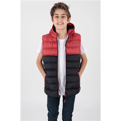 AHENGİM Kids Erkek Çocuk Yelek Erkek Çocuk Şişme Yelek Garnili Ak216364 1-2-10001096