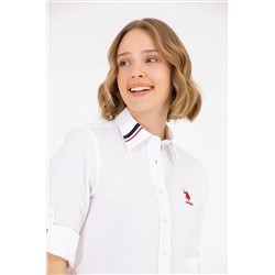 Kadın Beyaz Uzun Kollu Gömlek