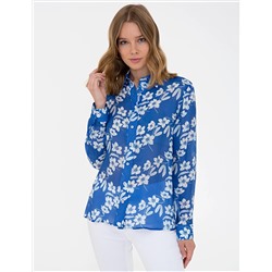 Saks Comfort Fit Desenli Uzun Kollu Gömlek