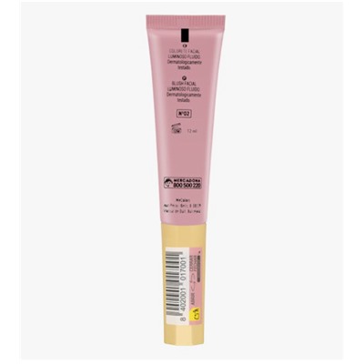 Colorete fluido Blush luminoso Deliplus 02 1 ud. (12 ml) | 5,00 €/ud