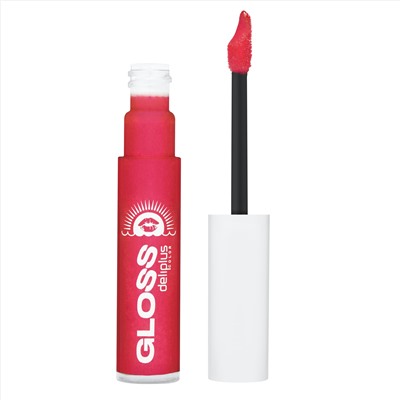 Gloss Deliplus мерцающий блеск для губ 02 коралловый