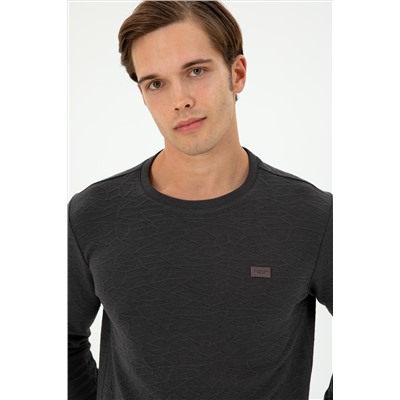 Erkek Antrasit Sweatshirt