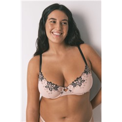 Sujetador BEAUTIFUL tul bordado negro
