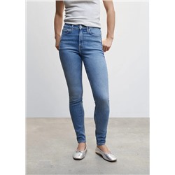 Jeans skinny tiro alto  -  Mujer | MANGO OUTLET España