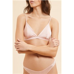 Sujetador de seda Milky Blush
