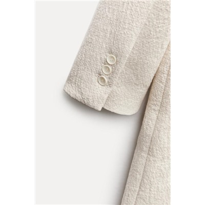 ZW COLLECTION MINIMALIST WOOL BLEND COAT
