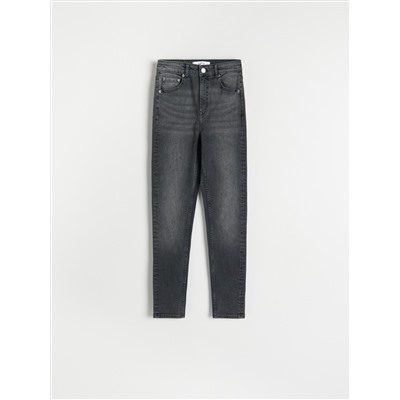 Slim-Jeans mit hoher Leibhöhe