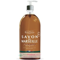 BeauTerra Savon de Marseille - Beurre de Karité 1L