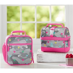 Mackenzie Gray Camo Heart Lunch Bag