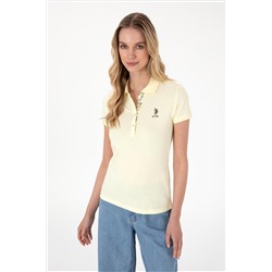 Kadın Limon Basic Polo Yaka Tişört