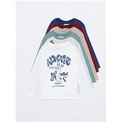 PACK OF 6 PRINTED T-SHIRTS