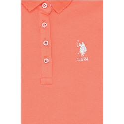 Kız Çocuk Somon Basic Tişört