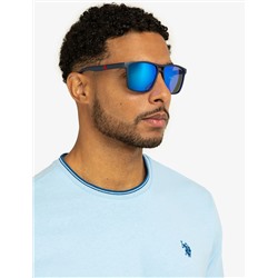 MEN'S POLARIZED SPORT RECTANGULAR SUNGLASSES