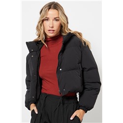 Anorak con capucha - Negro