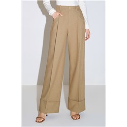 Pantalón palazzo Beige
