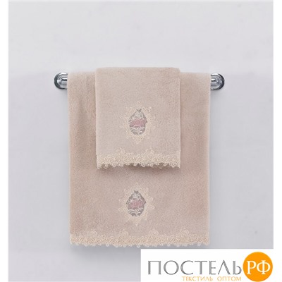 1010G10059179 Полотенце Soft сotton DESTAN пудра 50X100