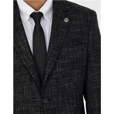 Siyah Ekstra Slim Fit Ceket