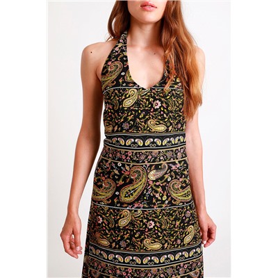 Vestido recto Negro