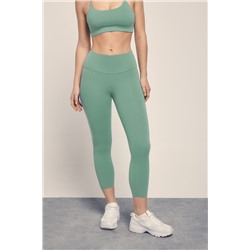 Leggings crop verde