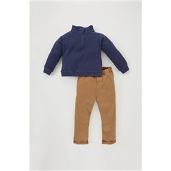 Defacto Erkek Bebek Gömlek Twill Pantolon 2'li Takım A8288A523WN