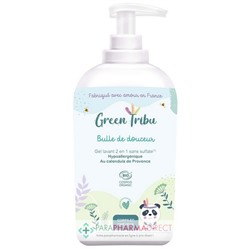 Green Tribu Bulle de Douceur - Gel Lavant 2en1 - Corps & Cheveux - BIO 500 ml