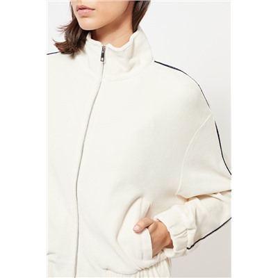 Chaqueta de terciopelo - Blanco