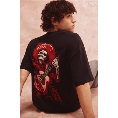 Camiseta Skull Mex Guitar