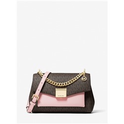 MICHAEL MICHAEL KORS Lita Medium Two-Tone Logo Crossbody Bag