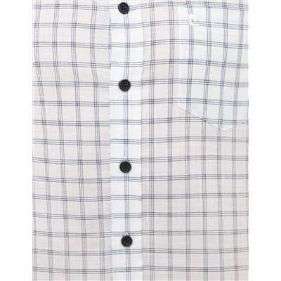 Lacivert Regular Fit Kısa Kollu Gömlek