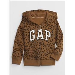 babyGap Logo Print Zip Hoodie