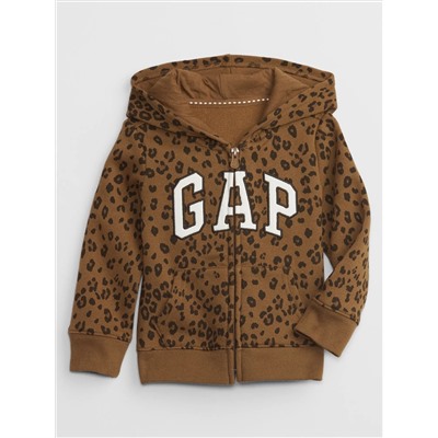 babyGap Logo Print Zip Hoodie