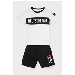 Shorty-Pyjama - Bio-Baumwolle - 2 teilig