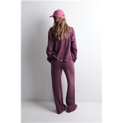Pantalón terciopelo suave vino