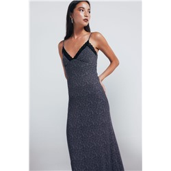 Vestido midi lencero