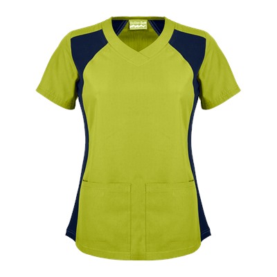 Butter-Soft Scrubs by UA™ V-Neck Top with Knit Side Inserts